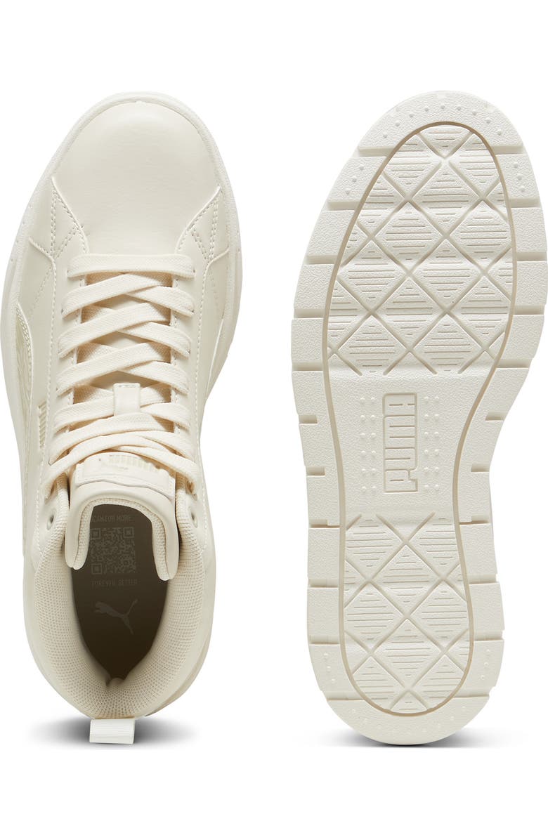 PUMA Karmen II Mid Animal Fever Platform Sneaker, Alternate, color, Alpine Snow/ Desert Dust