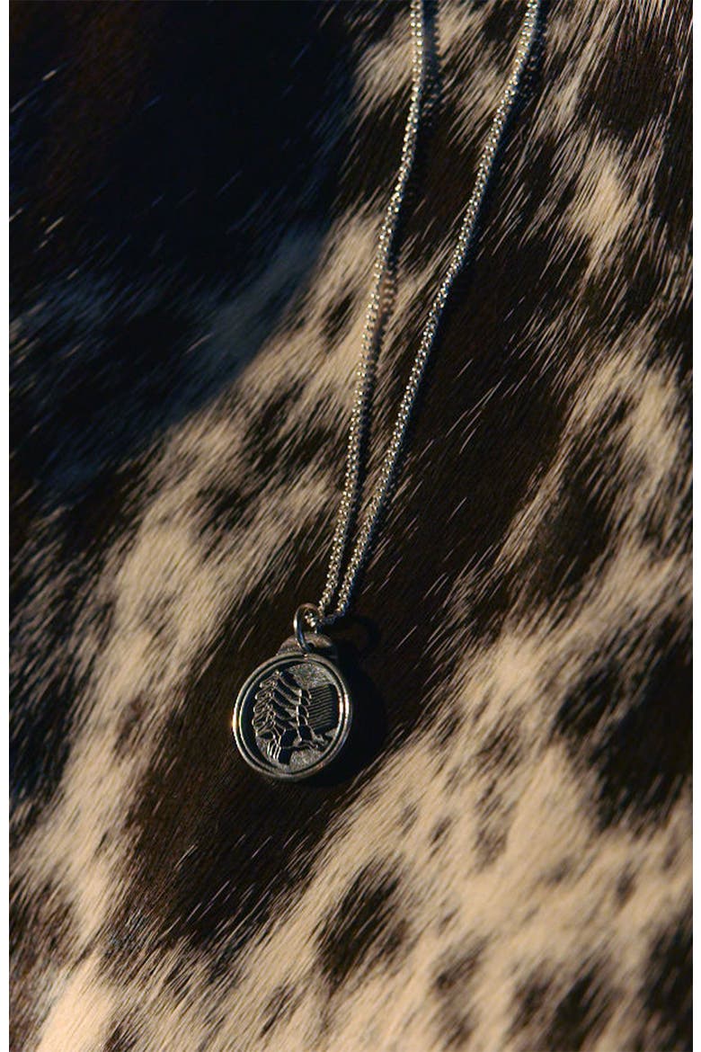 Royal Horse Pendant Necklace, Alternate, color, Silver