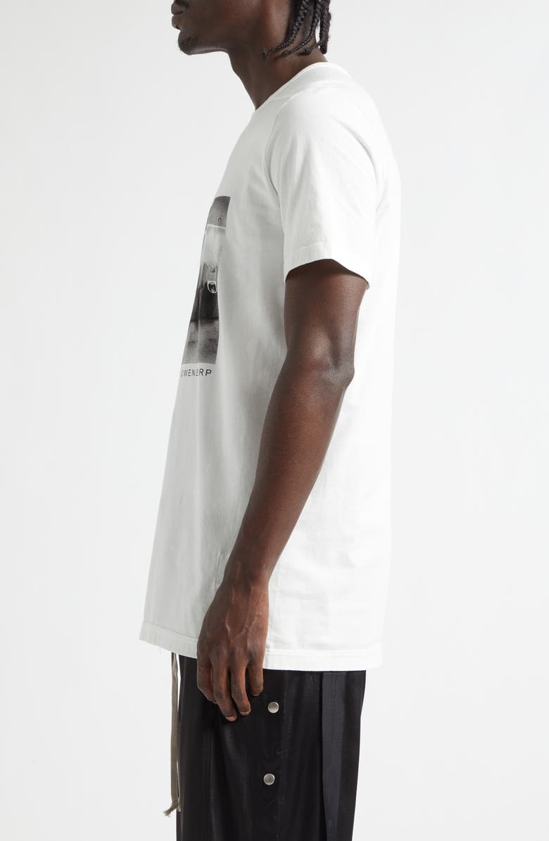 Rick Owens DRKSHDW Level Temple Graphic T-Shirt, Alternate, color, Milk/ Black