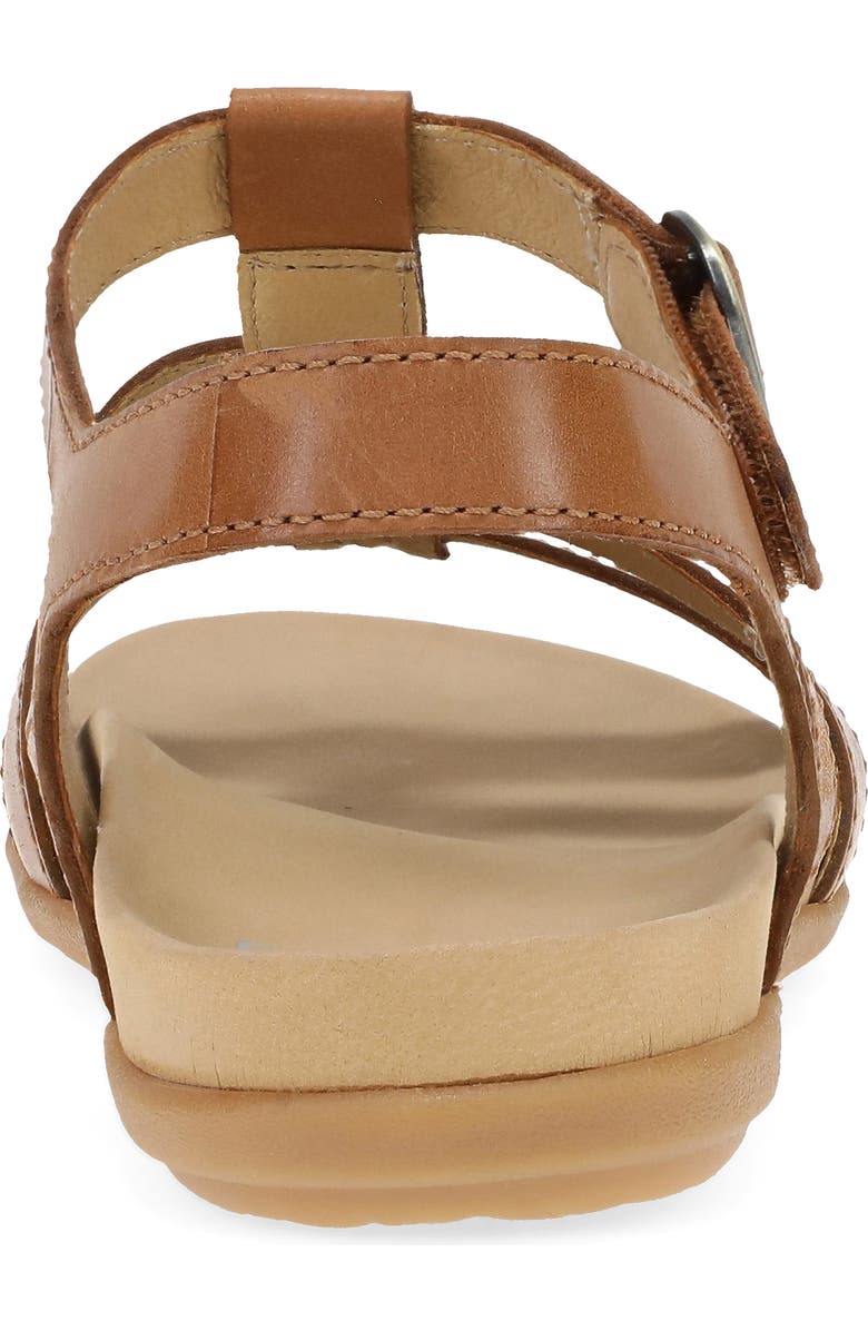 Dansko Janice Ankle Strap Sandal, Alternate, color, Tan Calf