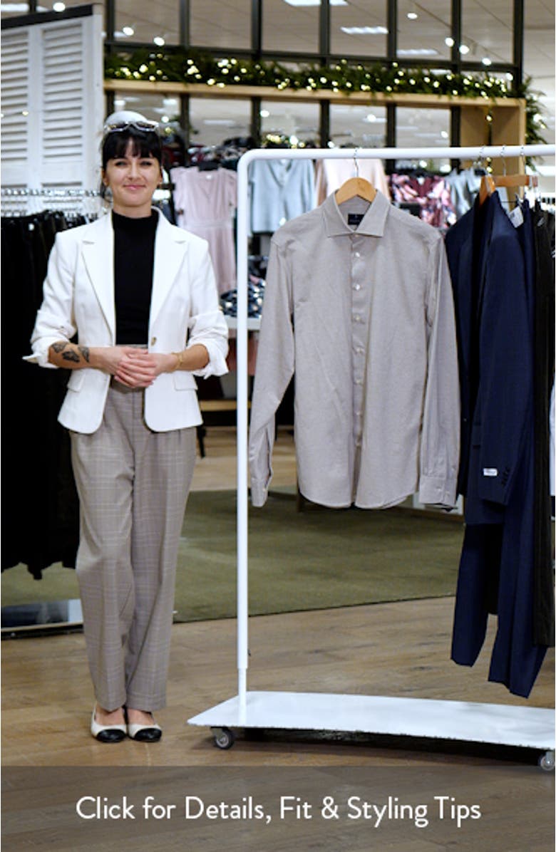 Modern Fit Premium Cotton Jersey Dress Shirt, sales video thumbnail