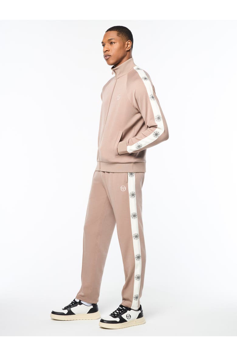 Bussola Track Jacket, Alternate, color, TAUPE GREY