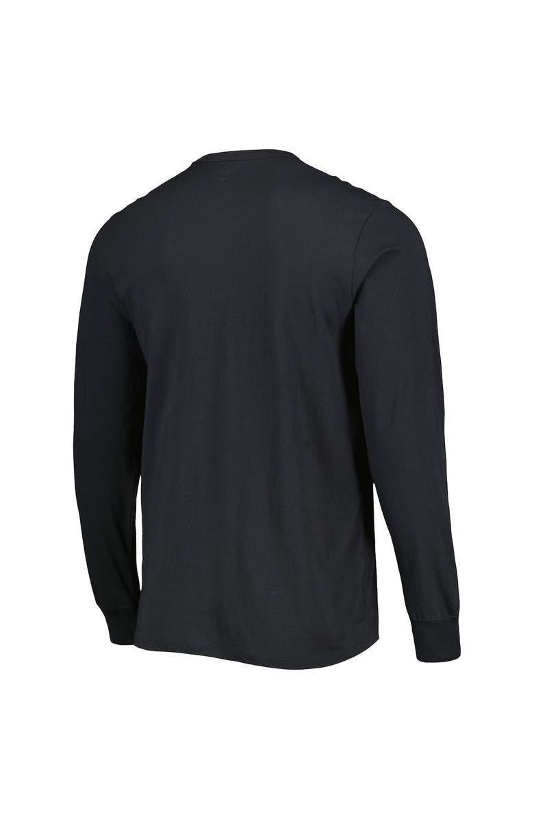 '47 Men's '47 Black Las Vegas Raiders Brand Wide Out Franklin Long Sleeve T-Shirt, Alternate, color, Black