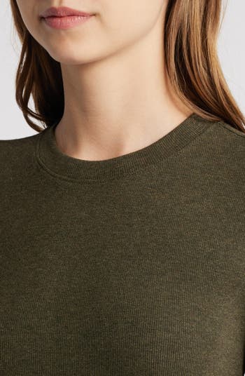 FRAME Rib Crewneck T-Shirt | Nordstrom