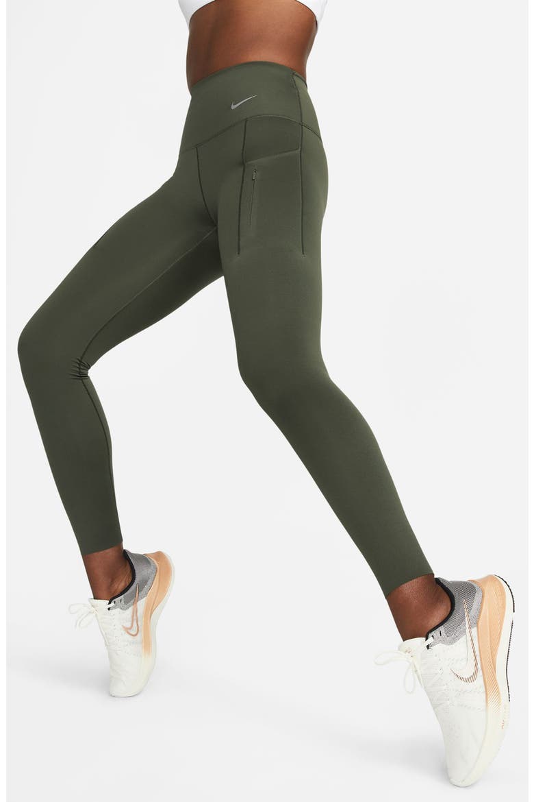 Dri-FIT ADV Go Leggings, Main, color, CARGO KHAKI/BLACK