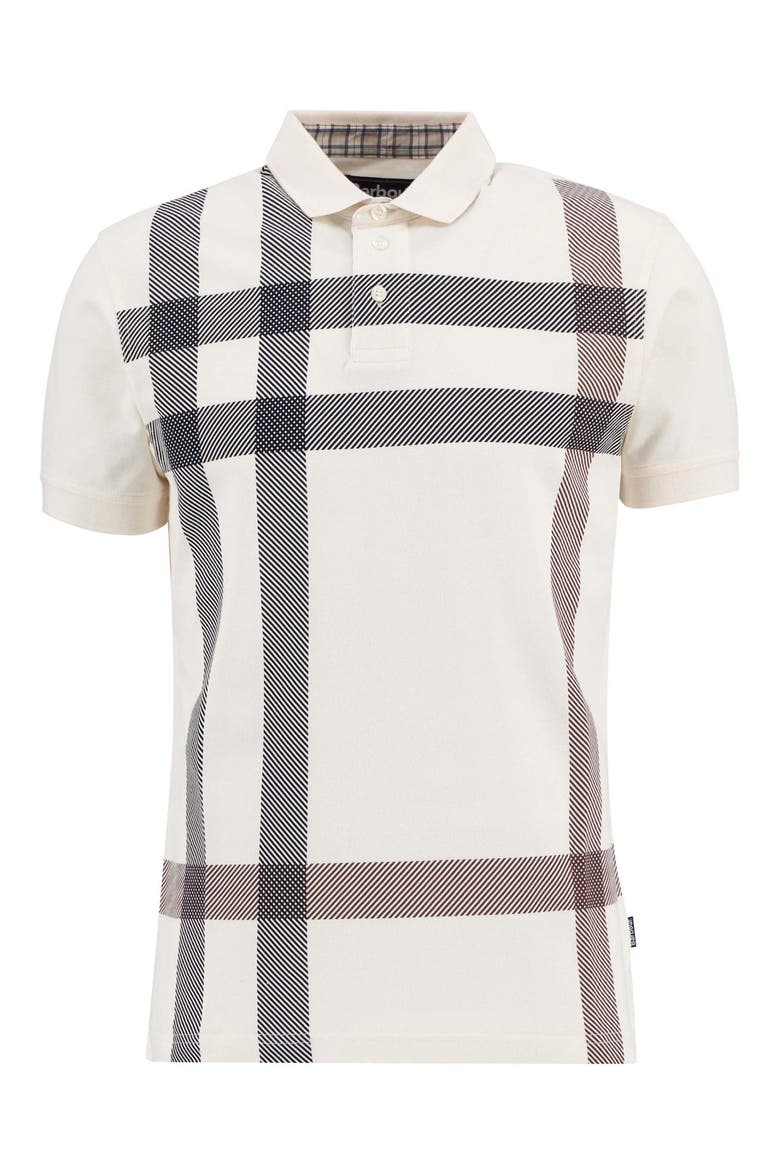 Blaine Tartan Polo, Alternate, color, WHISPER WHITE