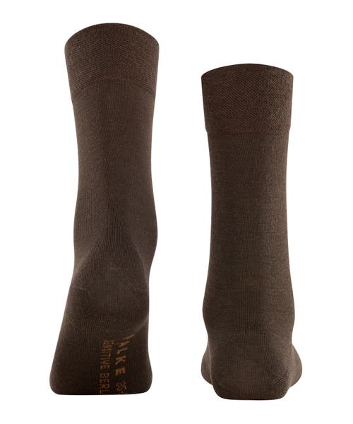 Falke Sensitive Berlin Socks For Diabetics In Brown