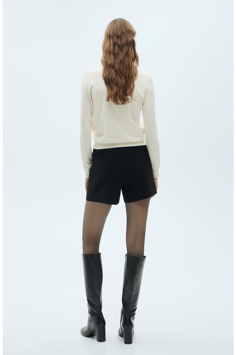 Jersey Long Sleeve Sweater, Alternate, color, ECRU