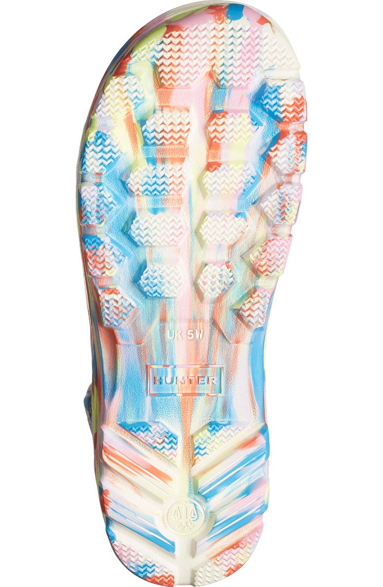 Hunter Bloom Algae Foam Marble Sandal, Alternate, color, Shaded White