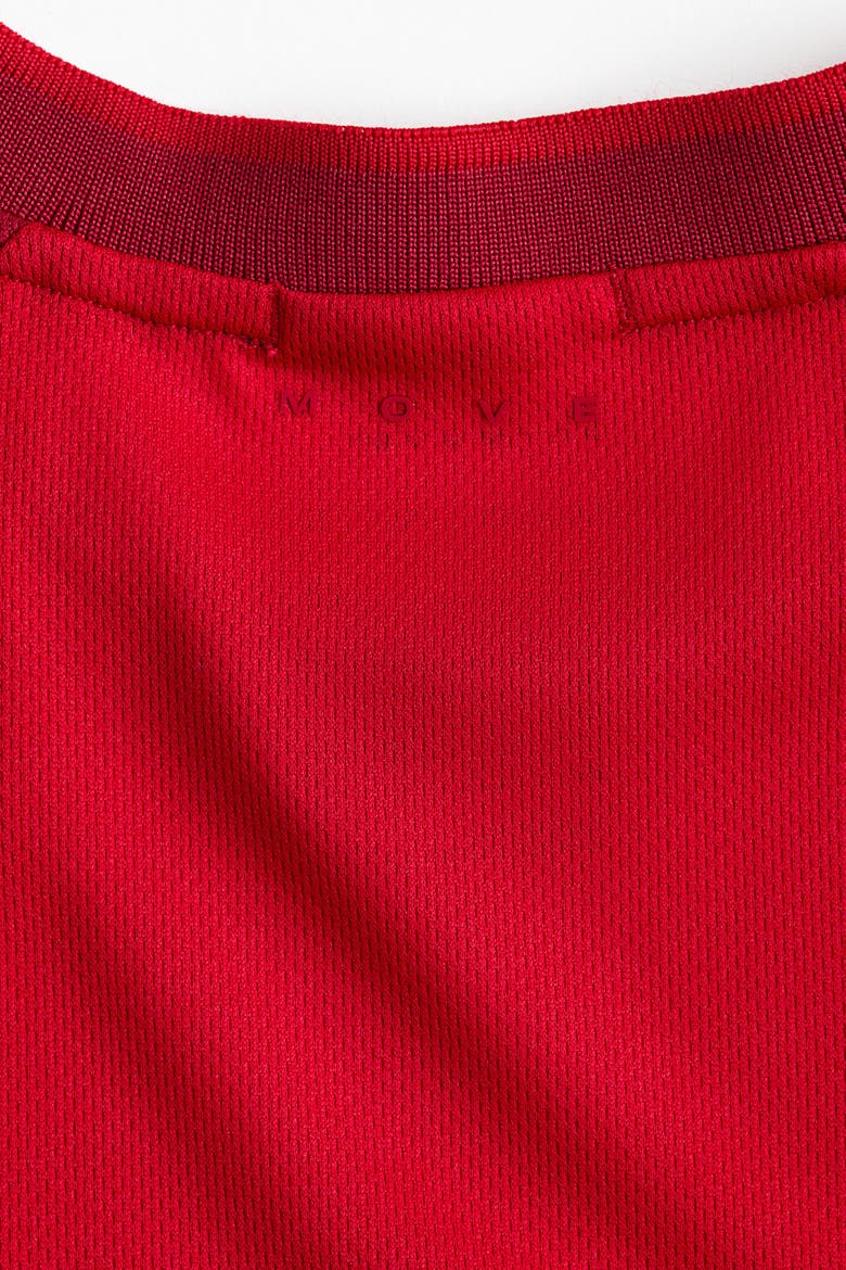 Regular Fit Printed Football Shirt With Drymove, Alternate, color, Red/Canada