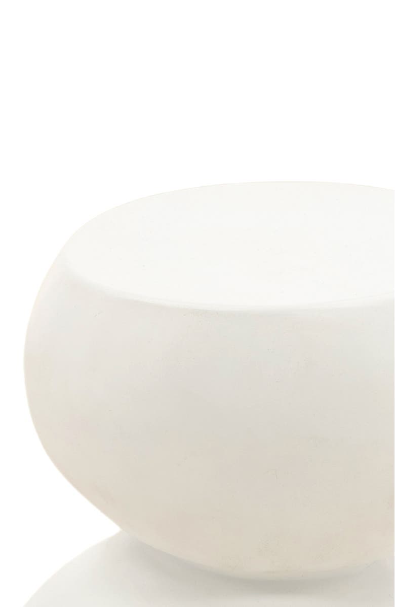 Dovetail Furniture Syros Outdoor Side Table, Alternate, color, White