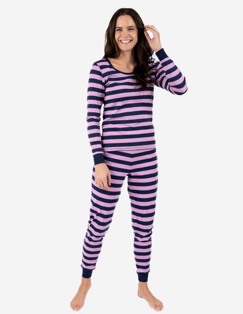 Leveret Cotton Striped Matching Family Pajamas In Multi