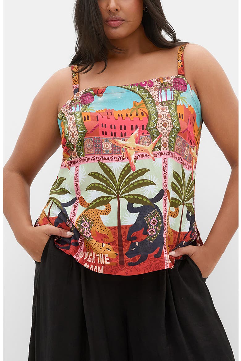 Capri Print Cami, Main, color, FOOLS PARADISE