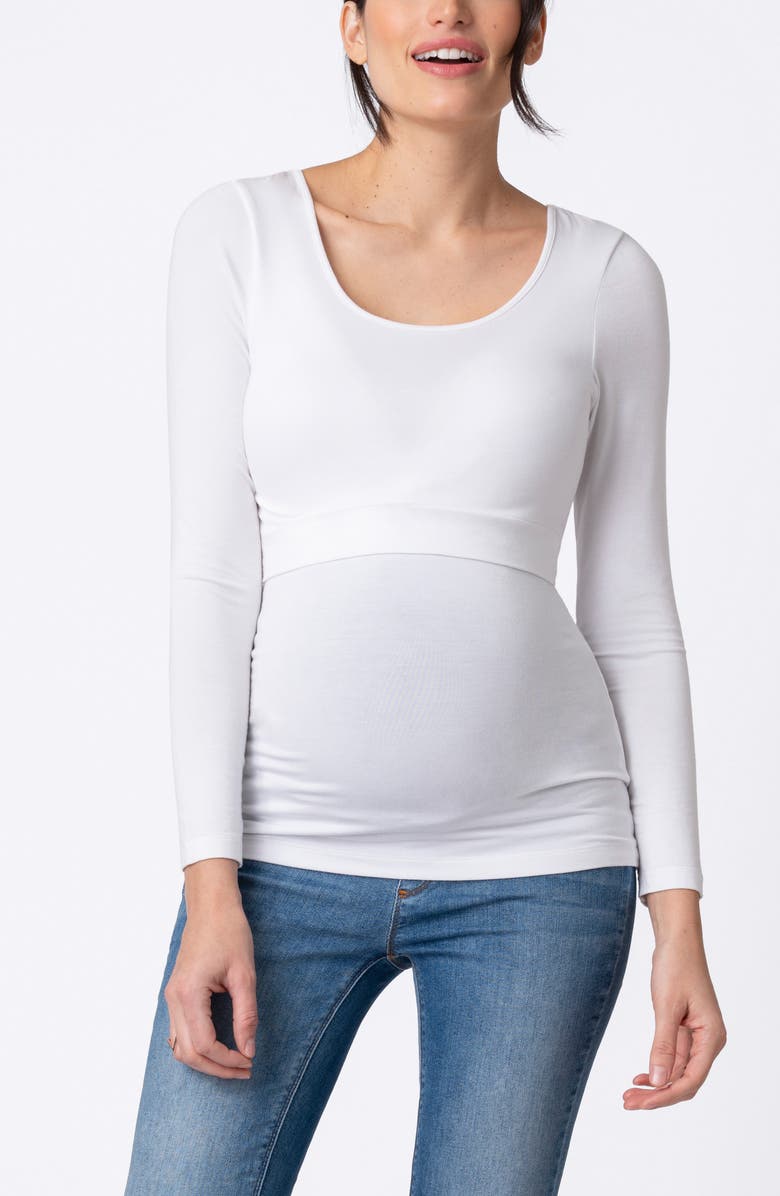 Seraphine Assorted 2-Pack Maternity/Nursing Tops, Alternate, color, 