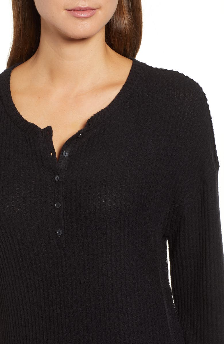 Caslon<sup>®</sup> Thermal Henley Top, Alternate, color, 
