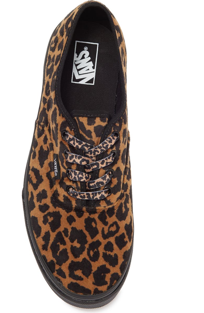 Vans Authentic Leopard Print Sneaker, Alternate, color,