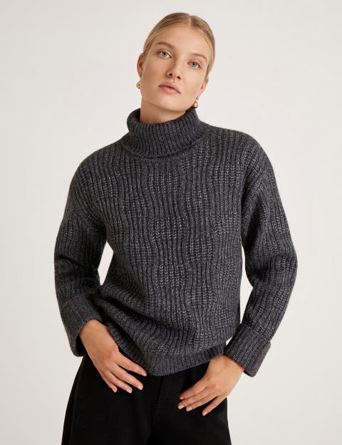Albie Roll Neck Knitted Jumper