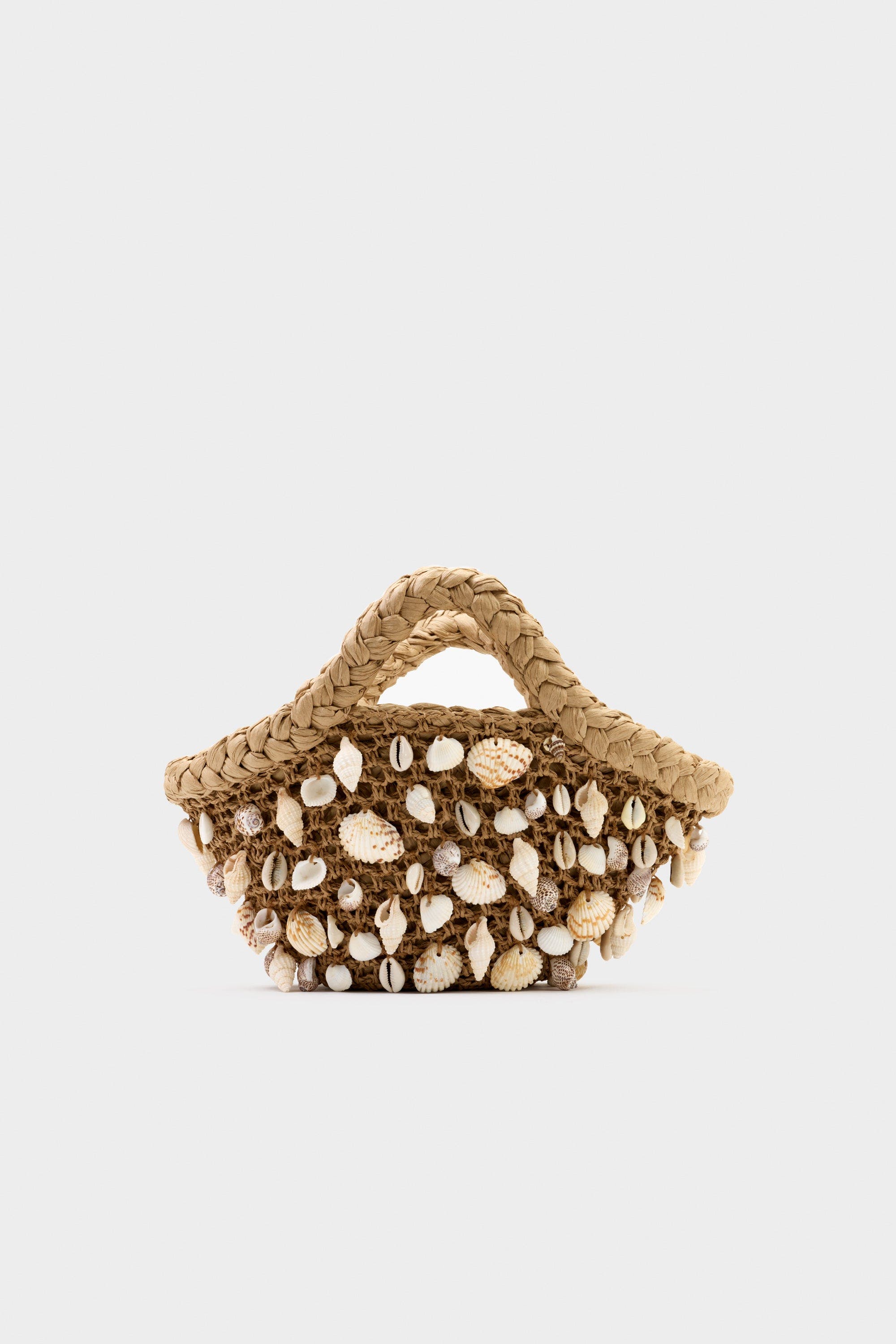 SIMONMILLER Raffia Shelly Bag, Main, color, Natural