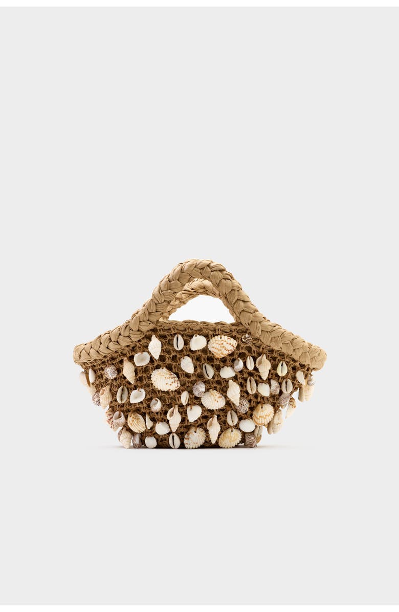 SIMONMILLER Raffia Shelly Bag, Main, color, Natural