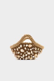 SIMONMILLER EMBELLISHED SHELLY BAG