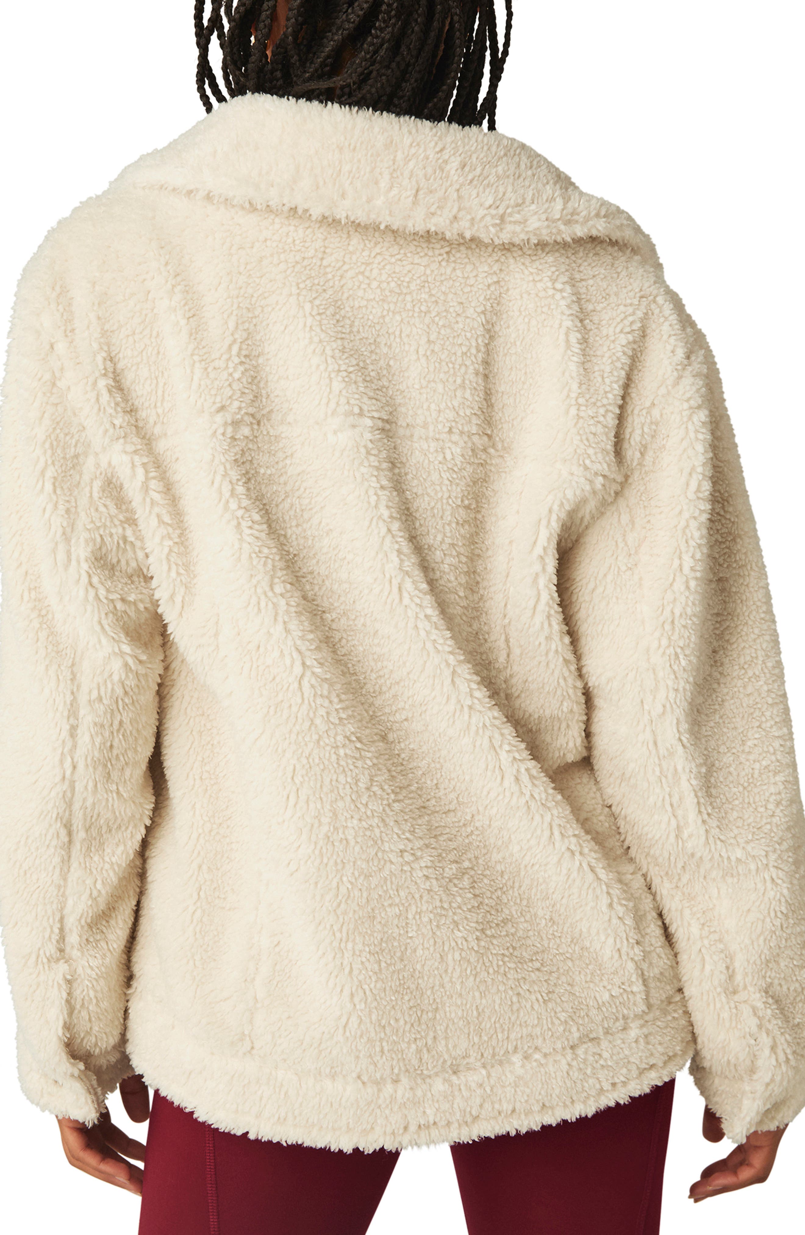 Rider Oversize Faux Shearling Shacket - image 4