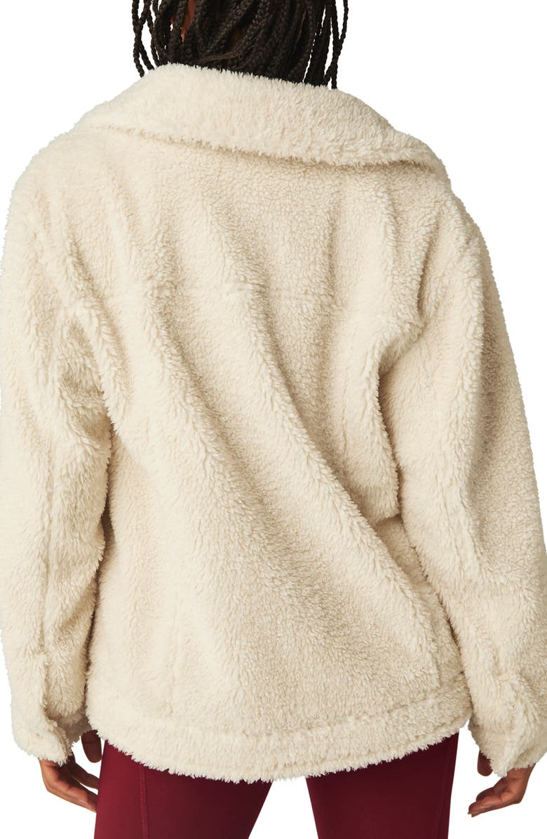 Beyond Yoga Rider Oversize Faux Shearling Shacket, Alternate, color,