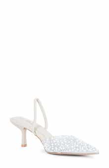 Lauren Lorraine Zing Embellished Slingback Mule