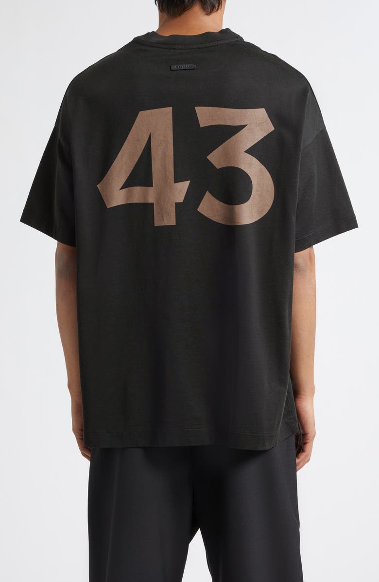 Fear of God 43 Cotton Graphic T-Shirt, Alternate, color, Black