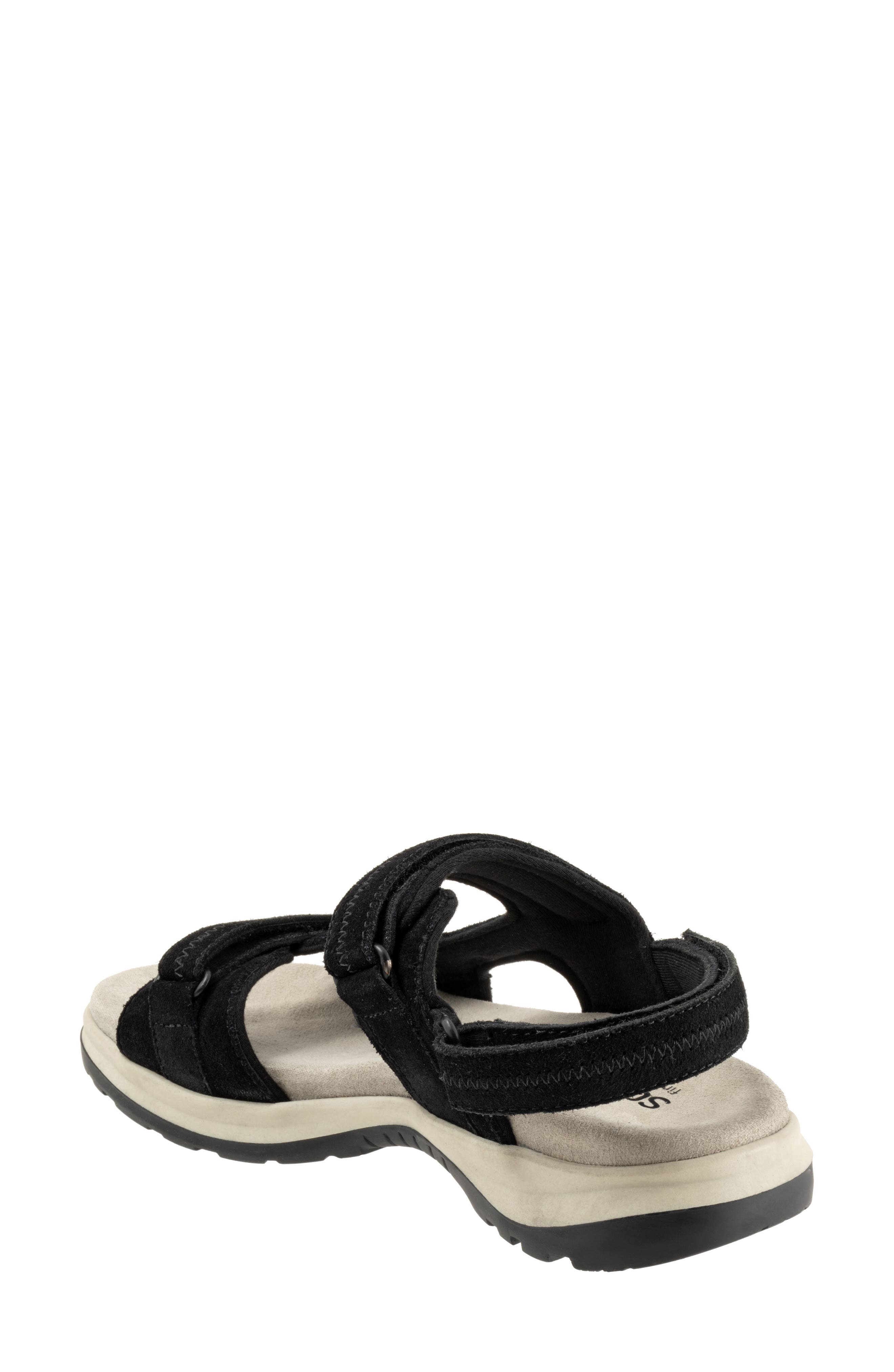 SoftWalk<sup>®</sup> Olani Slingback Sandal, Alternate, color, Black Suede