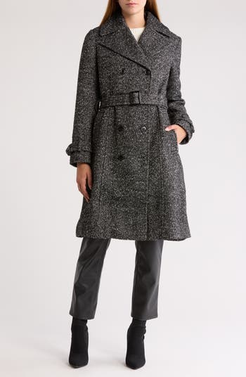 BCBGeneration Double Breasted Trench Coat Nordstromrack