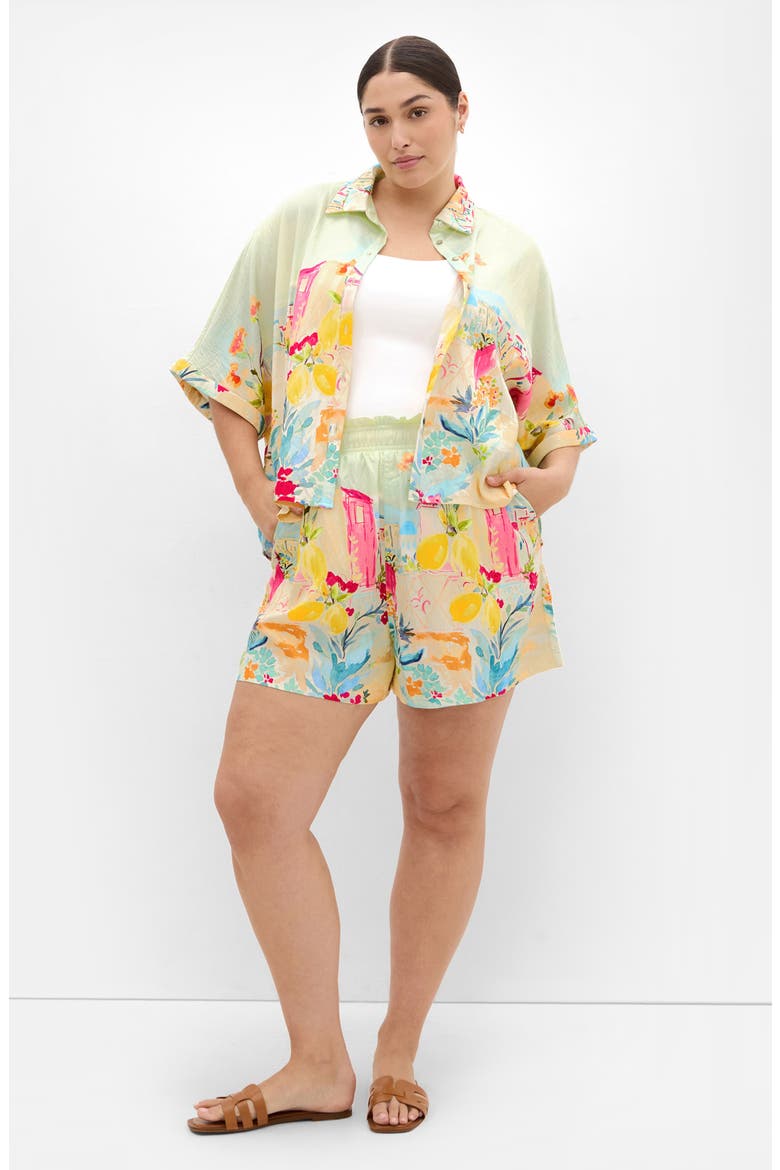 Sorrento Relaxed Fit Button-Up Shirt, Alternate, color, SORRENTO SUMMER