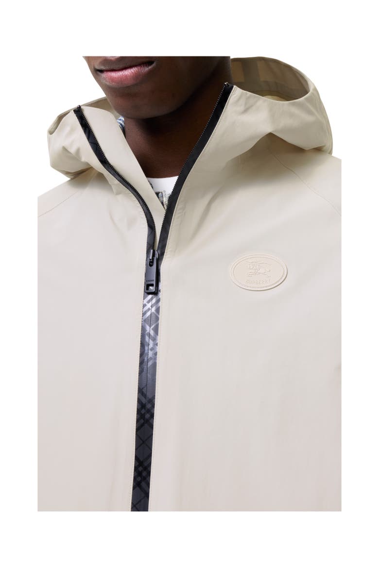 Nylon Clapton Hooded Jacket, Alternate, color, Moon grey