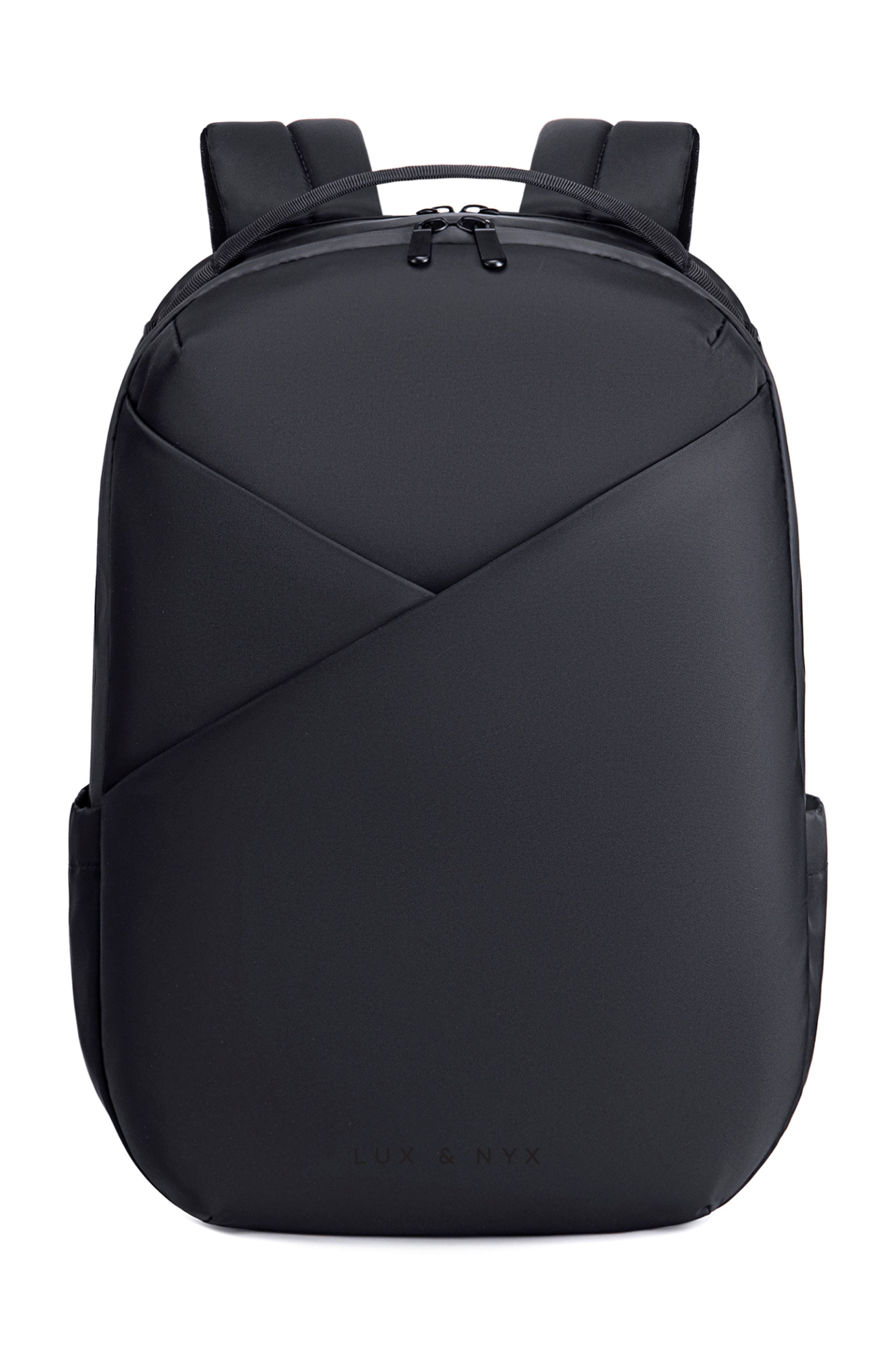 Lux and Nyx Origami 16-inch Laptop Backpack For Women, Main, color, Black