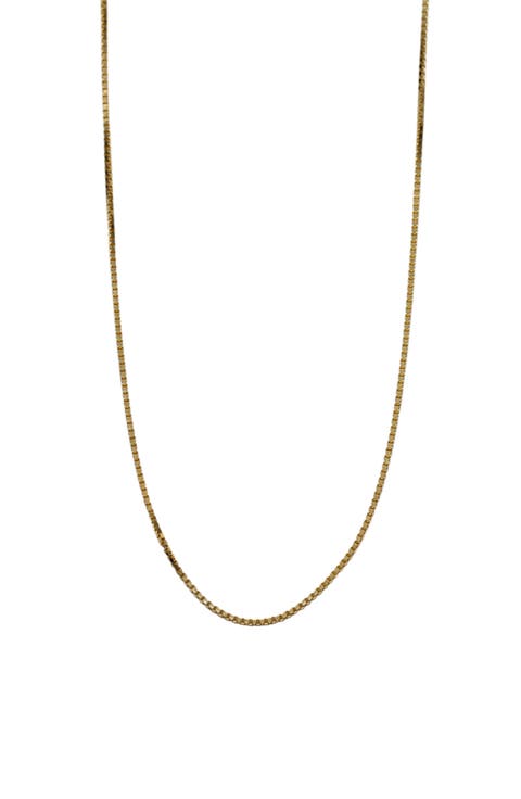 Men's 18 Karat Gold Plate Link Necklace