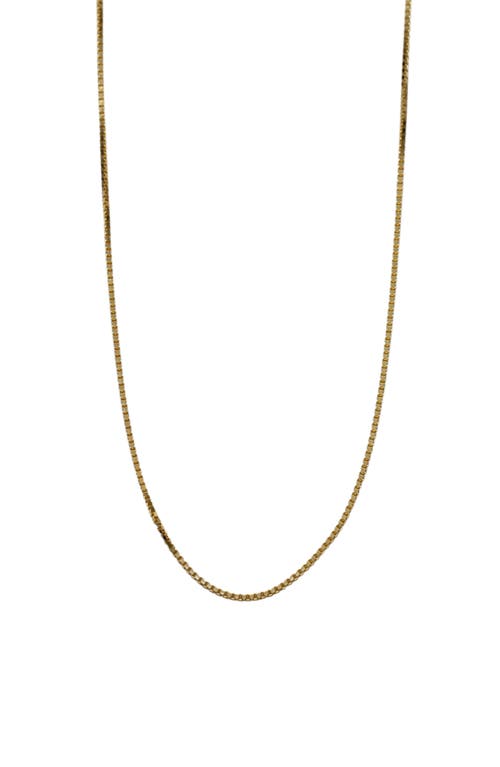 Argento Vivo Sterling Silver Men's 18 Karat Gold Plate Link Necklace 