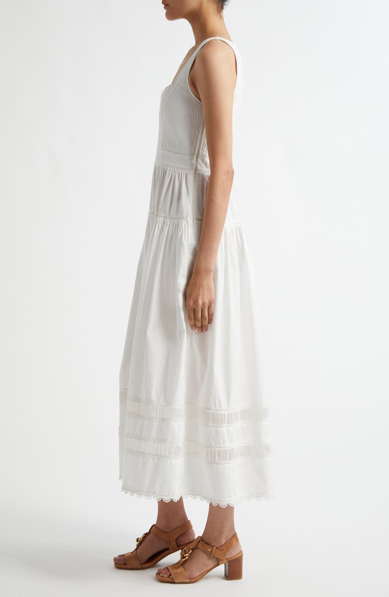 Ulla Johnson Isadora Cotton Fit & Flare Sundress, Alternate, color, Cowrie