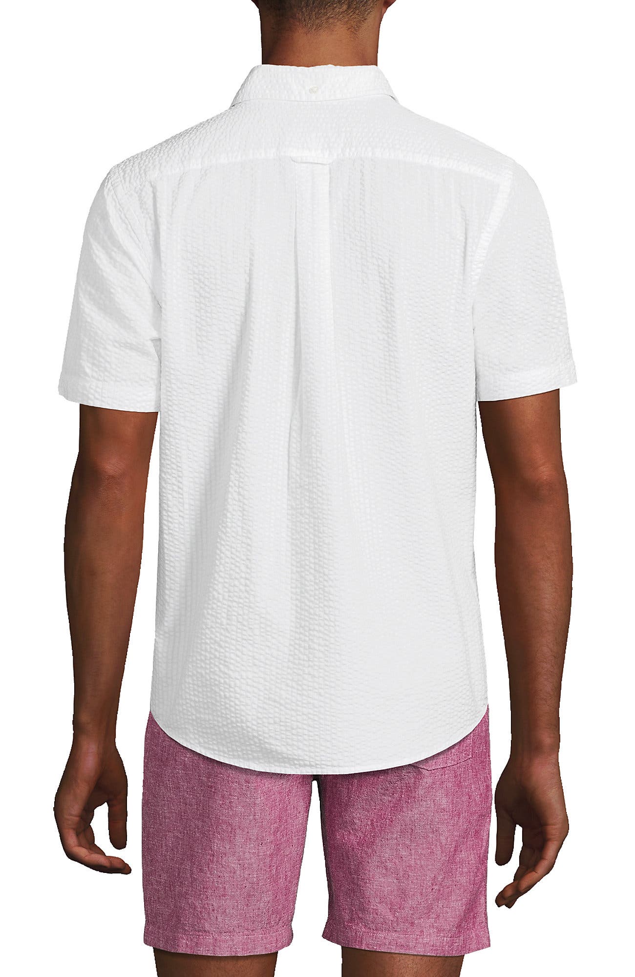 Short Sleeve Seersucker Shirt - image 2