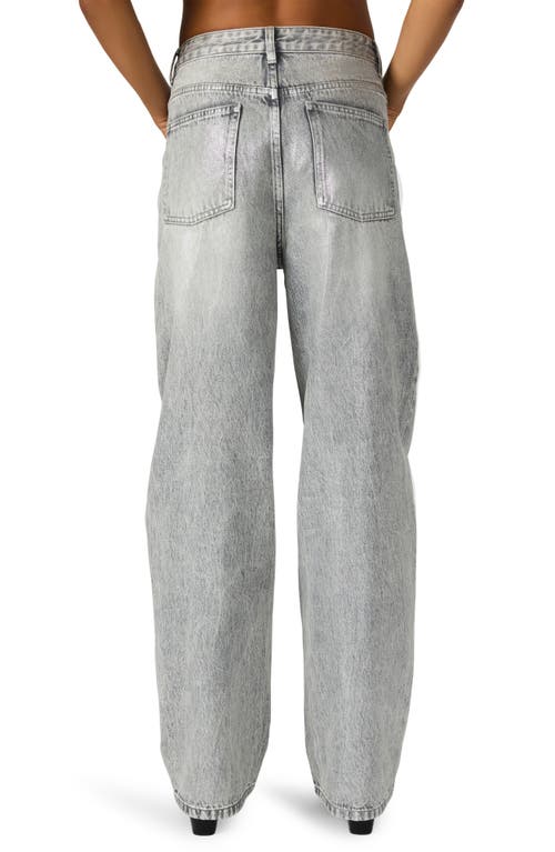 Steve Madden Zo Low Rise Wide Leg Jeans In Blue