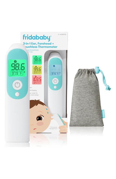 3-in-1 Ear, Forehead + Touchless Infrared Thermometer