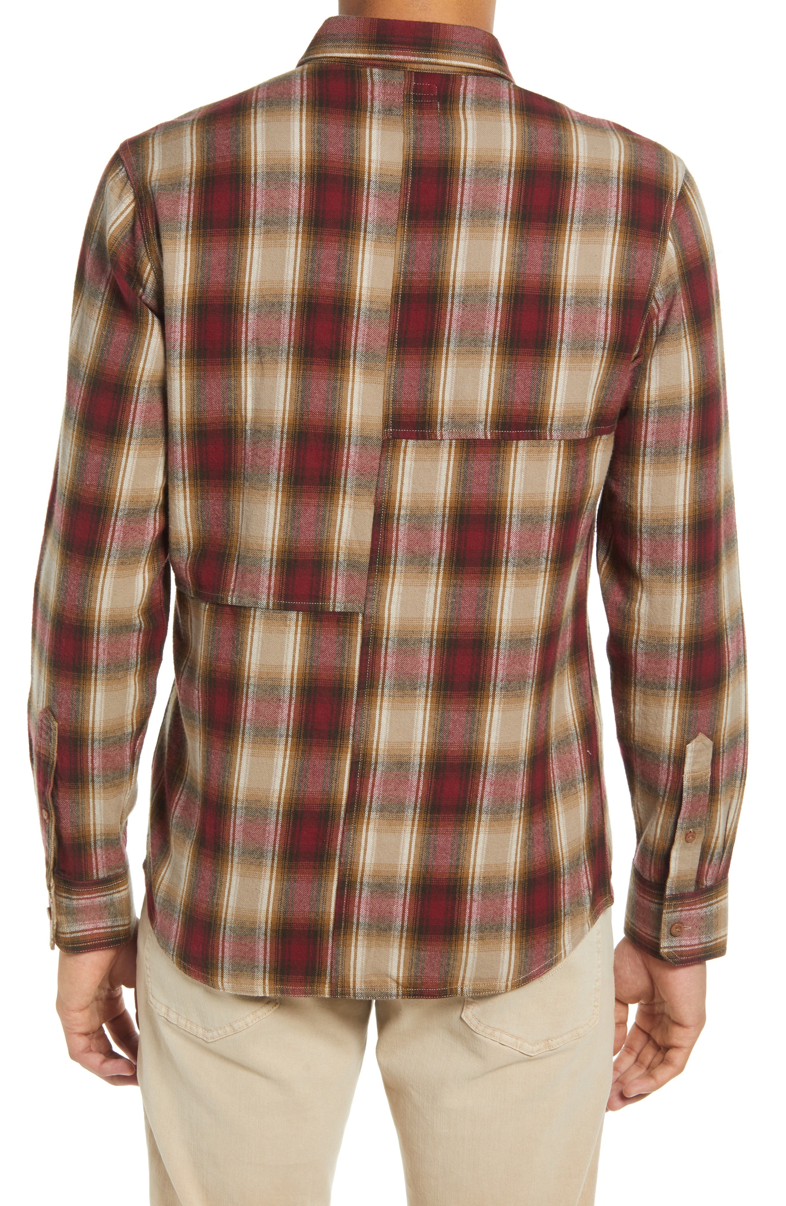Treasure & Bond Patchwork Button-Up Shirt (Men) | Nordstromrack