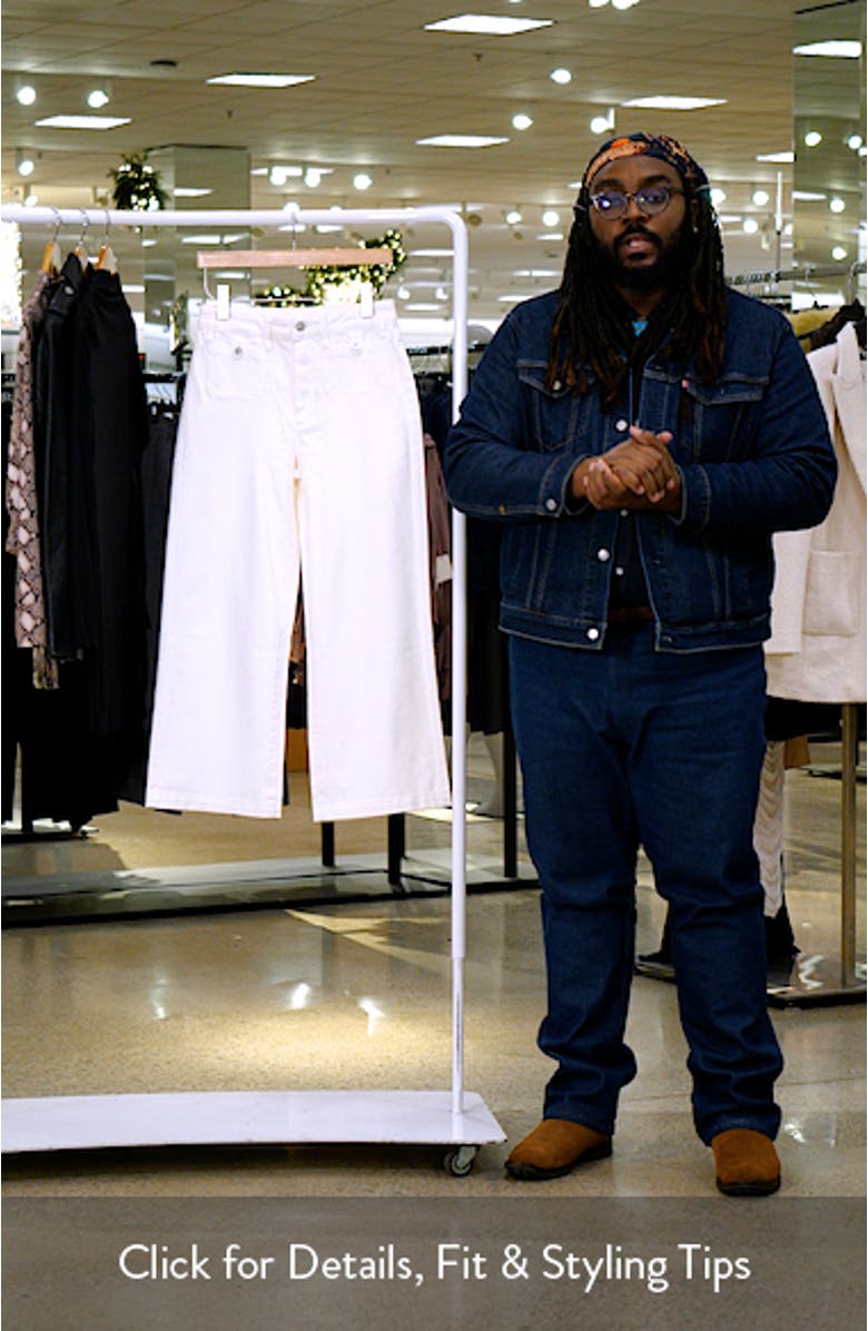 Anessa High Waist Ankle Wide Leg Jeans, sales video thumbnail