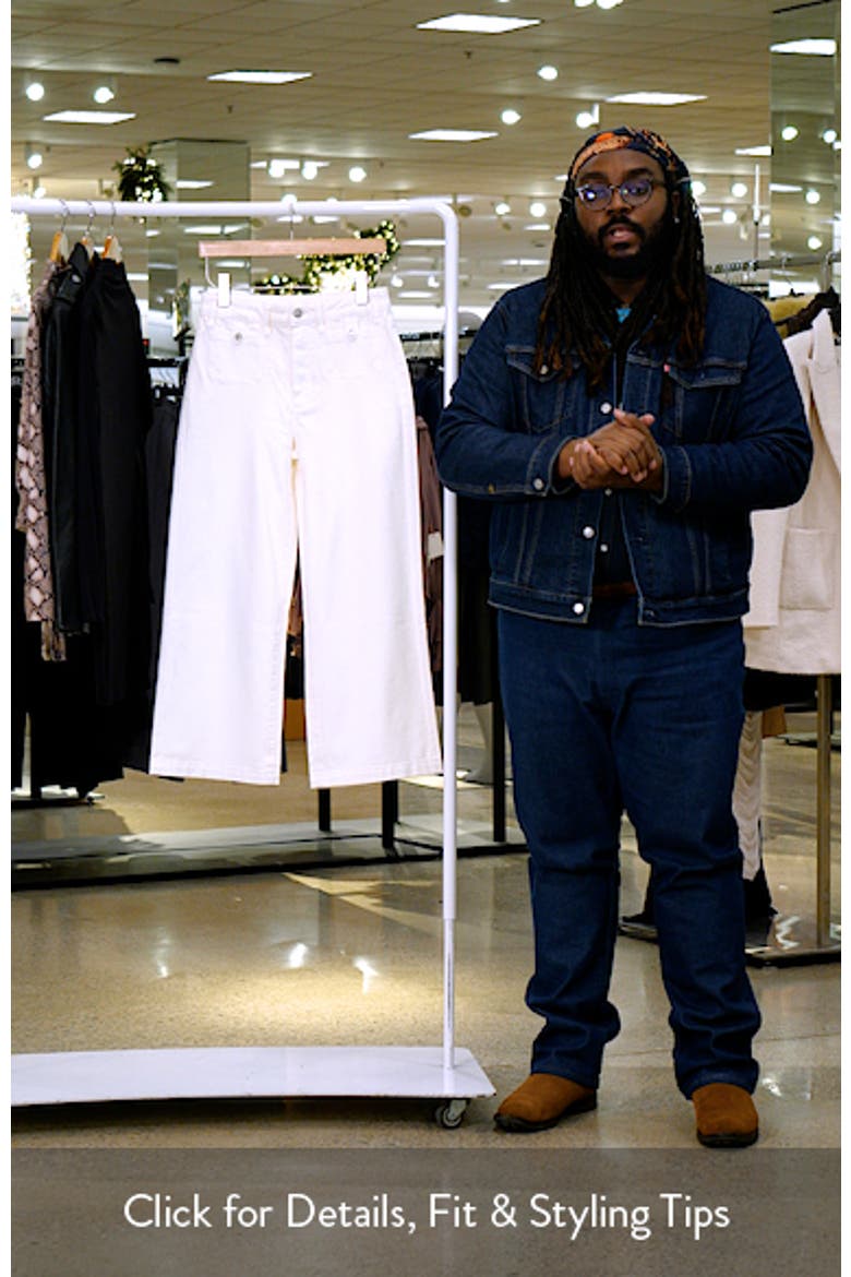 Anessa High Waist Ankle Wide Leg Jeans video