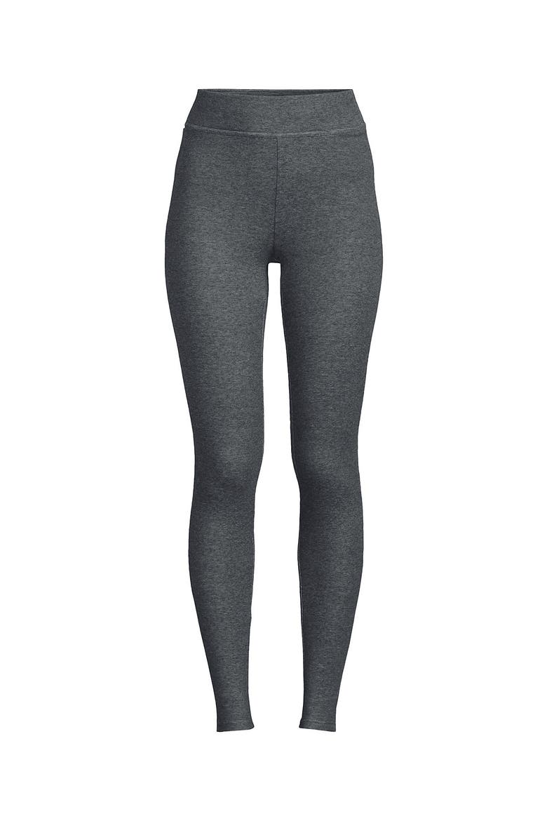High Rise Serious Sweats Fleece Lined Pocket Leggings, Alternate, color, Charcoal Heather