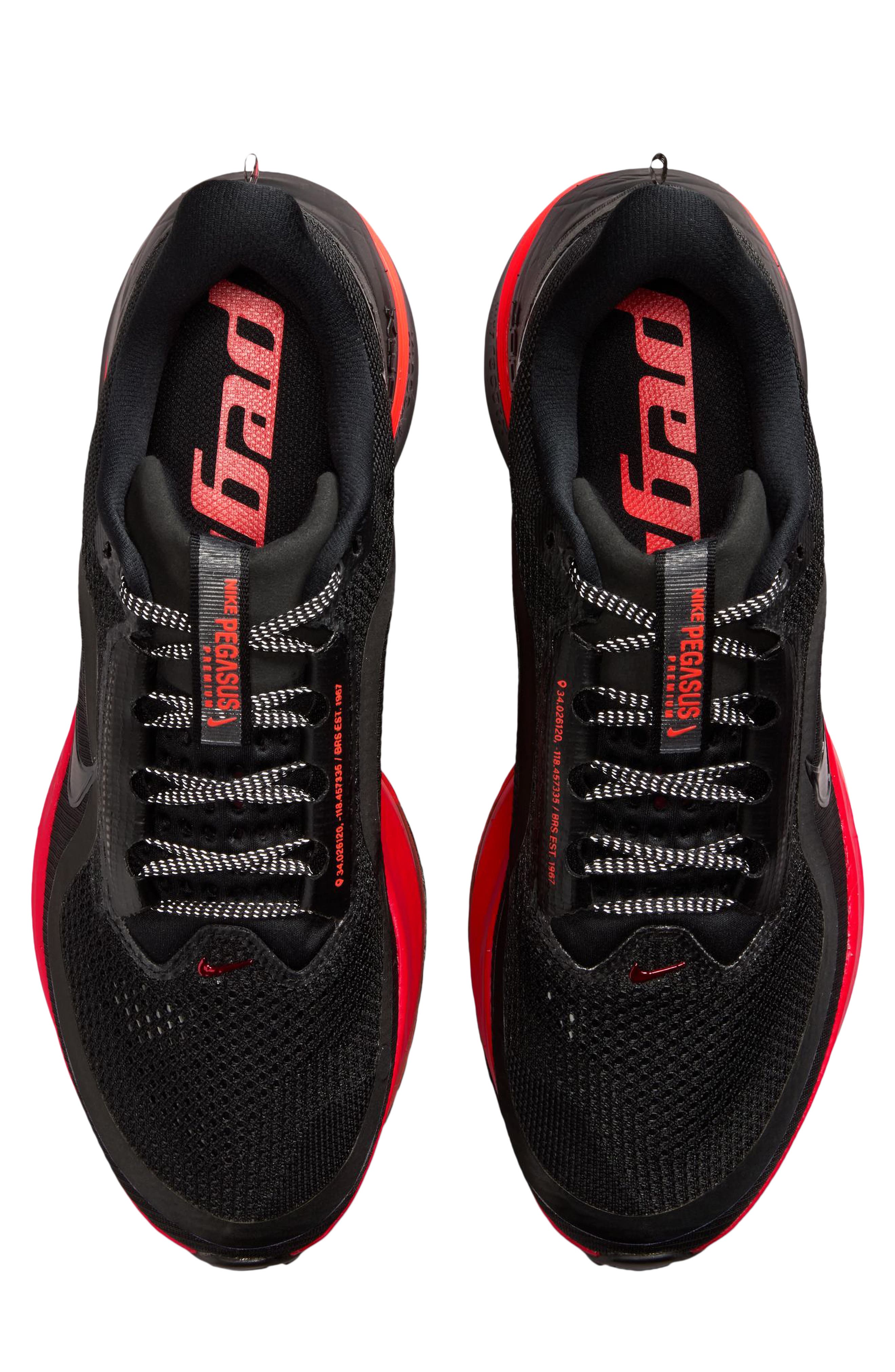 Air Zoom Pegasus Premium Running Shoe, Alternate, color, 019 BLACK/BLACK
