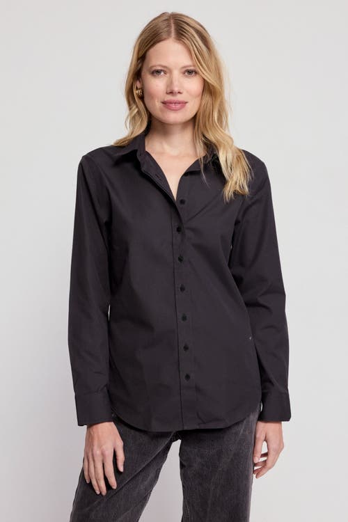 The Shirt By Rochelle Behrens The Jet Set Icon Shirt In Black
