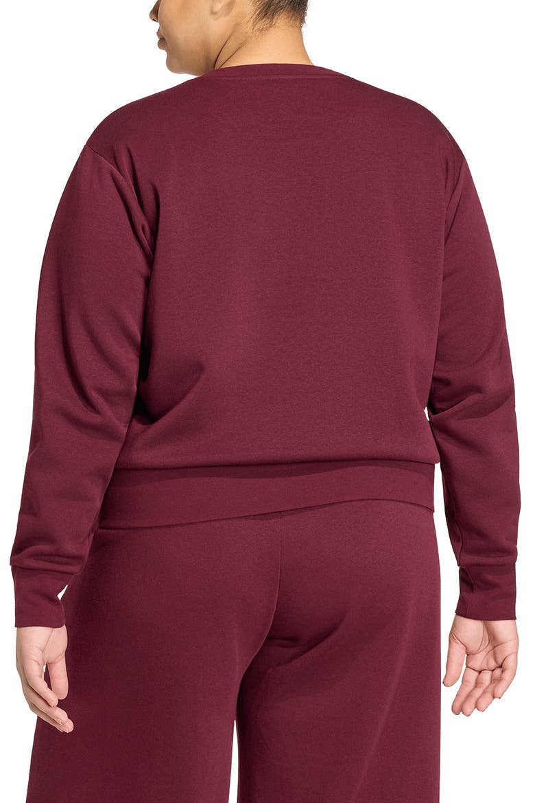 Essential Crewneck Sweatshirt, Alternate, color, MAROON