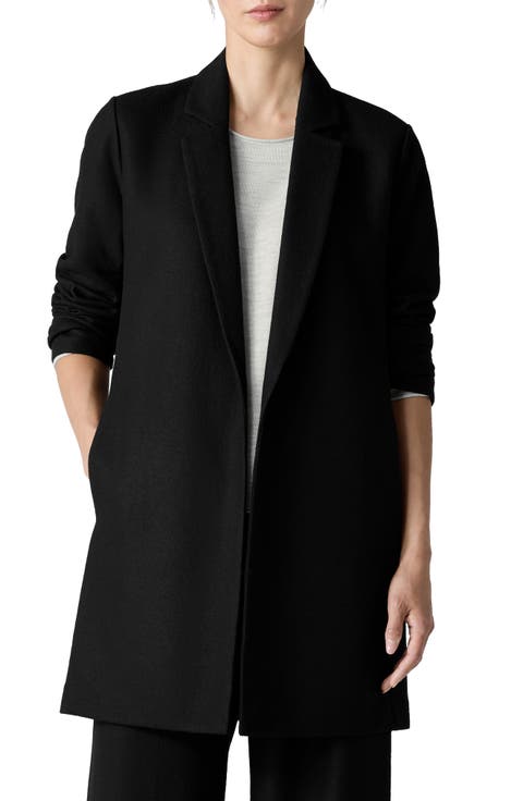 Long Wool Blazer (Regular & Petite)