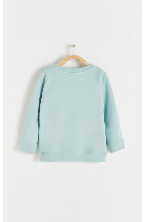 Babycottons Sunset Printed Sweatshirt For Toddler In Green