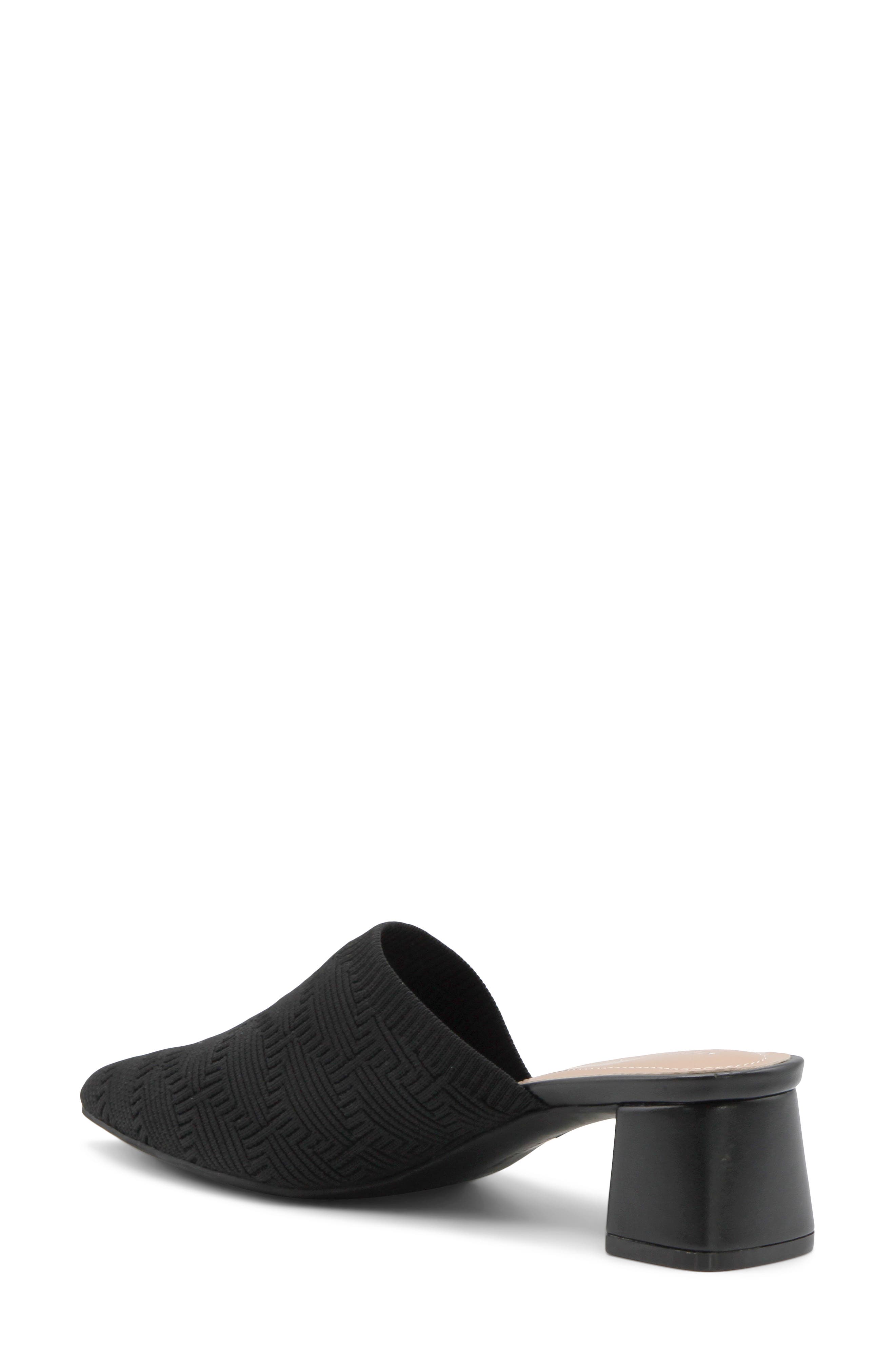 Adrienne Vittadini Sana Pointed Toe Slide Sandal, Alternate, color, Black-Ss