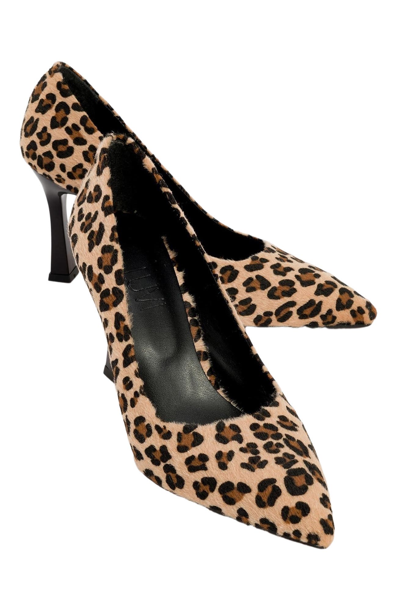Prologue Shoes Forest Pointed Toe Pump, Main, color, Leopard Faux Leather